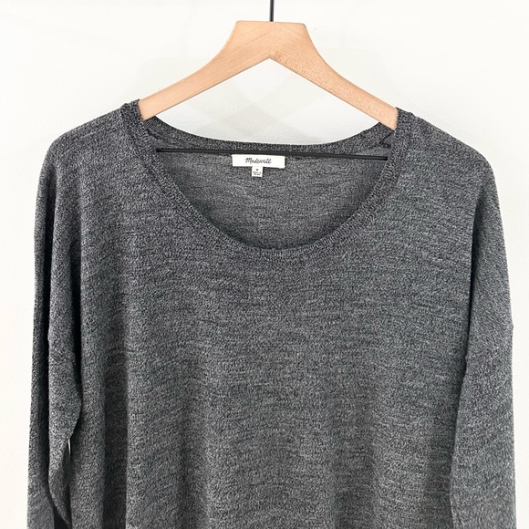 Madewell Northlight Merino Wool Pullover Sweater Gray Size Medium - Picture 5 of 8